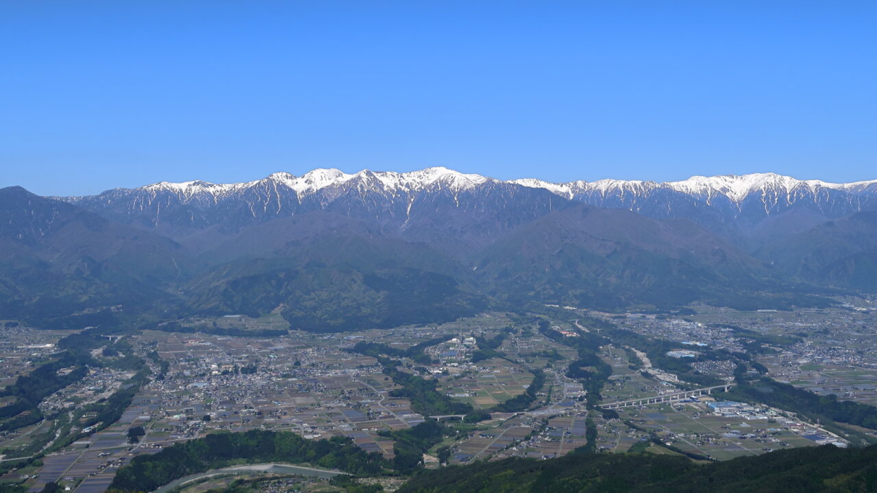 陣 馬 形山 南アルプス 展望 台