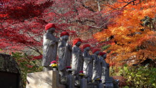 仲仙寺(紅葉)_六地蔵