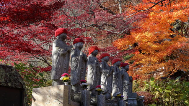 仲仙寺(紅葉)_六地蔵