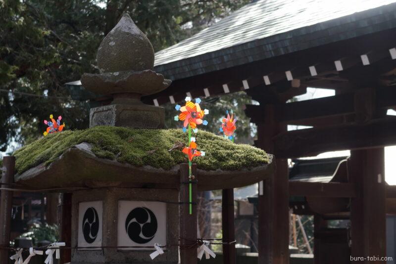 筑摩神社_石灯籠