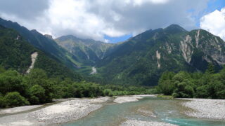 上高地_穂高連峰&梓川