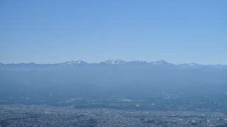 笠松山_山頂_南アルプス