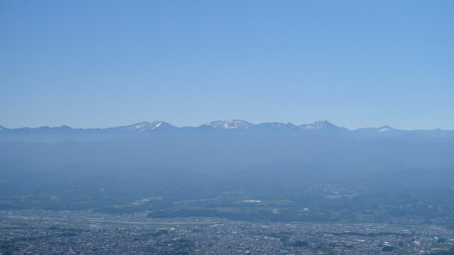 笠松山_山頂_南アルプス
