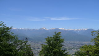 光城山_山頂_北アルプス