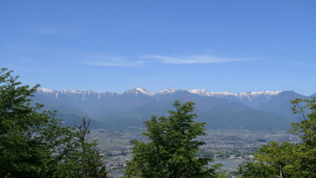 光城山_山頂_北アルプス