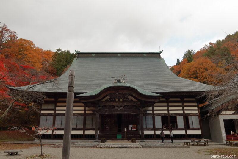 霊松寺（紅葉）_本堂